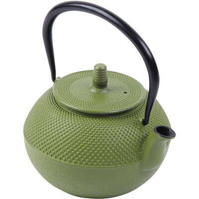 Teekanne aus Gusseisen 1250 ml grün