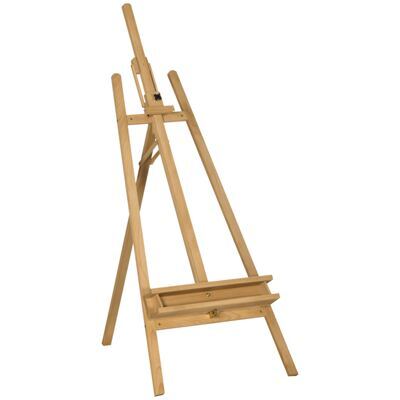 Holzstaffelei 180235cm höhenverstellbar mit Leinwandhalterung