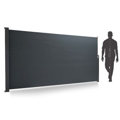 Seitenmarkise 160x300cm flexibler Sichtschutz Windschutz
