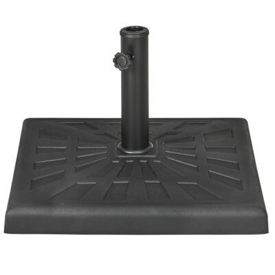 Sonnenschirmständer Kunstharz 19kg Ø32-48mm Schwarz