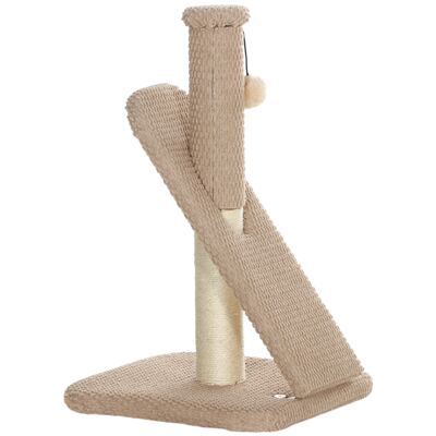 Kratzstamm Sisal mit Spielball 54cm Cremeweiss