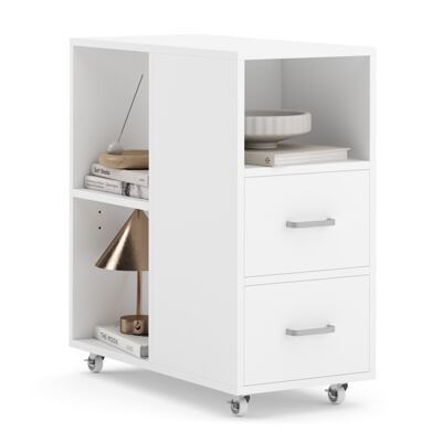 Korpus MODULO 30 x 60 x 65 cm 2 Schubladen weiss