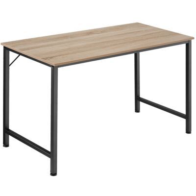 Schreibtisch Jenkins Industrial Holz hell, Eiche Sonoma 140 cm