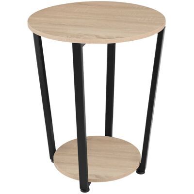 Beistelltisch Swindon Industrial Holz hell, Eiche Sonoma