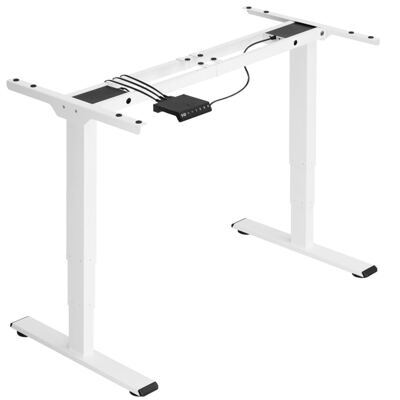 Tischgestell Twain höhenverstellbar 110-168x60x60-125cm weiss
