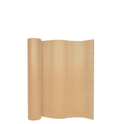 Sichtschutzmatte PVC 400 x 90 cm Bambusoptik