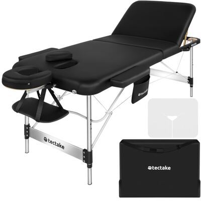 3 Zonen Massageliege Ko Tao schwarz