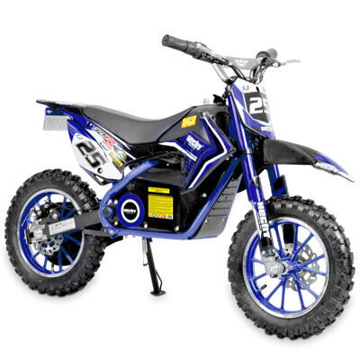 Hecht Kinder Elektro-Motorrad Dirtbike Pocketbike Blau 54502