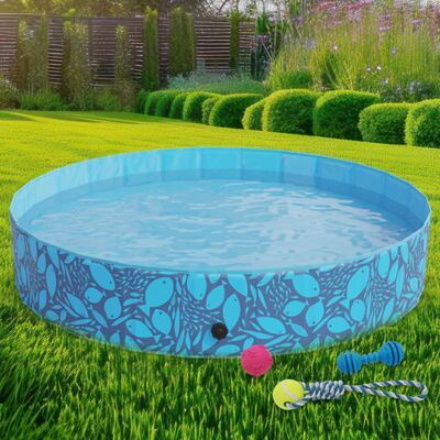 Hundepool Faltpool CoolWave  faltbarer Hundepool 160x30cm, rutschfest & stabil