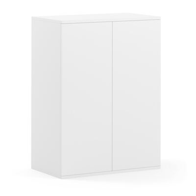 Aktenschrank mit 2 Böden RAKEL 60 x 81 cm weiss