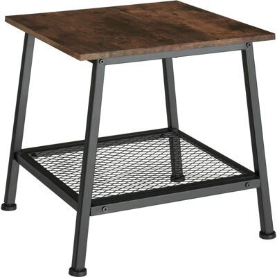 Beistelltisch Bedford Industrial Holz dunkel, rustikal