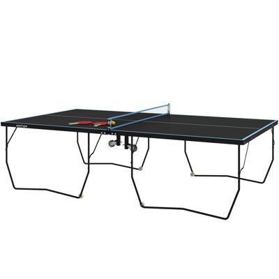 PingPong Tischtennistisch 274x152.5x76cm mit Netz und Rollen klappbar