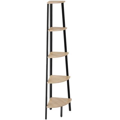Eckregal Portland 34x34x158,5cm Industrial Holz hell, Eiche Sonoma