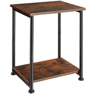 Beistelltisch Yonkers 38,5x30x51,5cm Industrial dunkelbraun