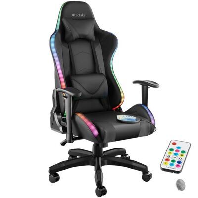 Gamingstuhl Tartaros schwarz/schwarz