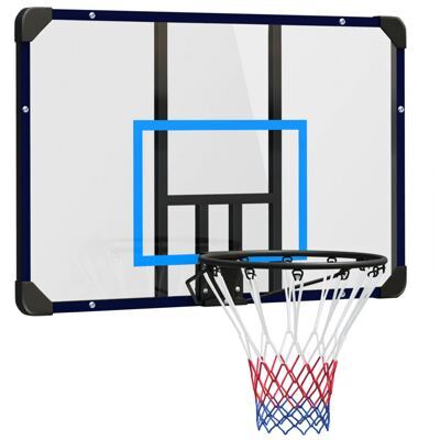 Basketballkorb Wandmontage für Garten & Spielplatz Blau