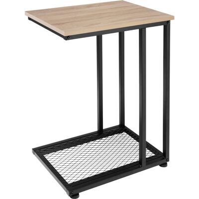 Beistelltisch Eton Industrial Holz hell, Eiche Sonoma