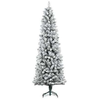 Künstlicher Weihnachtsbaum Christbaum 210cm 687 Spitzen mit Kunstschnee