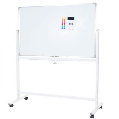 Whiteboard Magnettafel mobil rollbar, 150x100cm