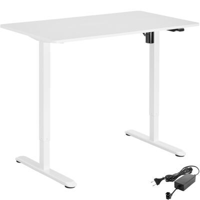 Elektrisch höhenverstellbarer Schreibtisch Skadi weiss