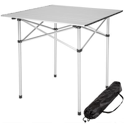 Camping Klapptisch aus Aluminium inkl. Tasche 70x70x70cm