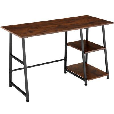 Schreibtisch Paisley 120x50x73,5cm Industrial dunkelbraun