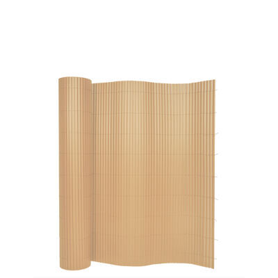 Sichtschutzmatte PVC 500 x 100 cm Bambusoptik