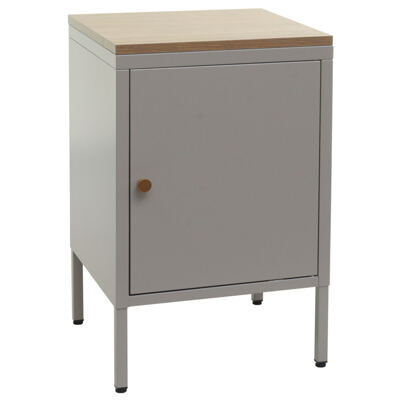 Nachttisch Industrial Stahl JAM-L84 63x40x40cm grau