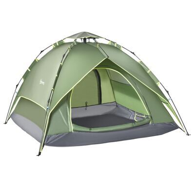 Campingzelt wasserdicht für 2 Erwachsene + 1 Kind 210x210x140cm