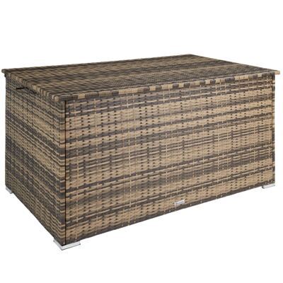 Auflagenbox mit Aluminiumgestell Oslo, 145x82,5x79,5cm - natur