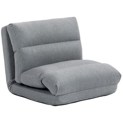 Sessel Sitzsack Gästebett klappbar mit Bettfunktion 70x41x56cm Grau