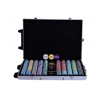 Profi Pokerset (1000 Ultimate Laser Chips, 14g)
