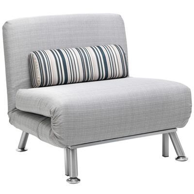 Klappbett Sessel Gästebett Faltmatratze 75x70x75cm Grau