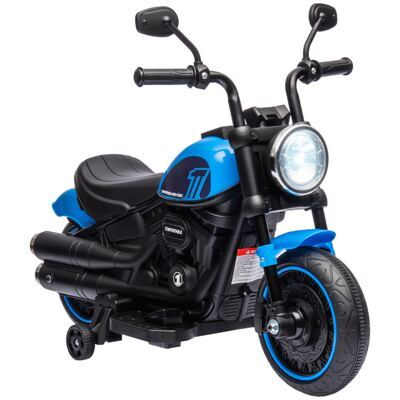 Kindermotorrad Elektromotorrad Stützräder 1.5-3 Jahre 1.5-3 km/h Blau
