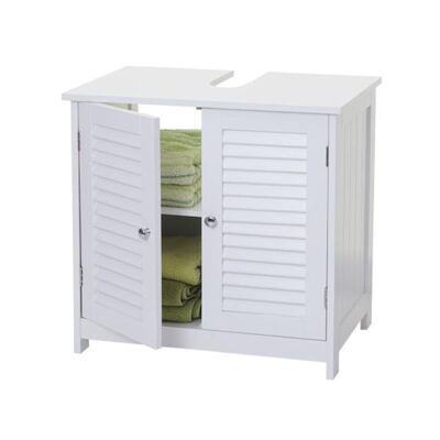 Waschbeckenunterschrank Landhaus Stil 60x59x35cm weiss