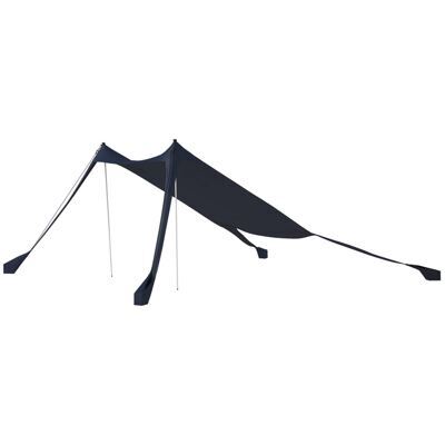 Sonnensegel 215x2x2m UV-Schutz Tragetasche Blau