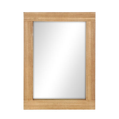 Wandspiegel Holz 46 x 61 cm natur