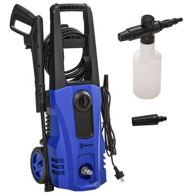Hochdruckreiniger 1800W mit Rollen & Hochdruckschlauch Blau