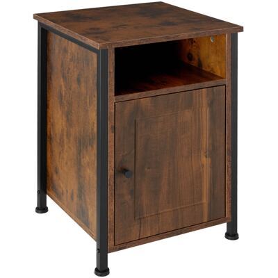Nachttisch Blackburn 40x42x60,5cm Industrial dunkelbraun