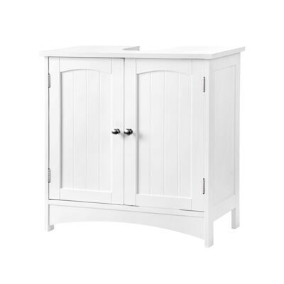 Waschbeckenunterschrank 60x30x60cm Landhaus weiss