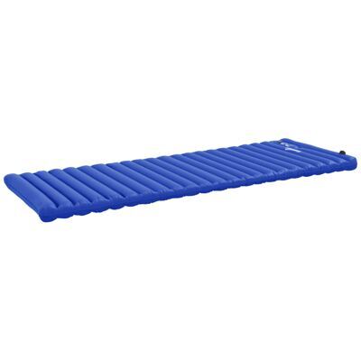Camping Isomatte wasserabweisend 120kg mit Fusspumpe Blau