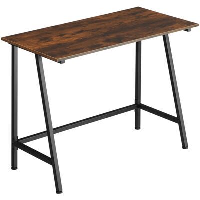 Schreibtisch Newton 100x50x77cm Industrial dunkelbraun