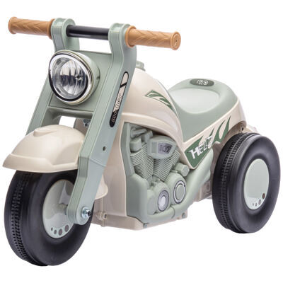 Rutschauto Kinderfahrzeug mit Musik Blasenfunktion 2-5 Jahre Cremeweiss