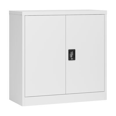 Aktenschrank Molise 90x40x90cm Stahl Lichtgrau