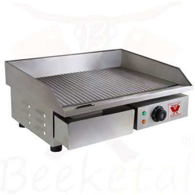 Gastronomie Grillplatte, geriffelt  3000 Watt