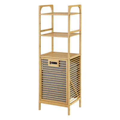 Bambus Wäscheregal Tidaholm 118x39,5x30,5cm