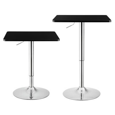 Bartisch Swansea quadratisch 60x60 cm und 68-88 cm hoch