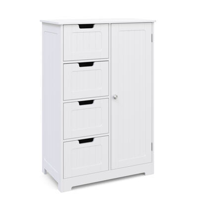 Badezimmerschrank 55 x 30 x 81 cm weiss