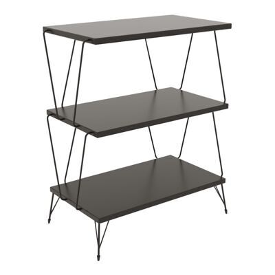 Beistelltisch mit Hairpinlegs 46x30x76cm Anthrazit