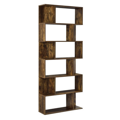 Bücherregal Borrby 192x80x24 cm Walnussoptik